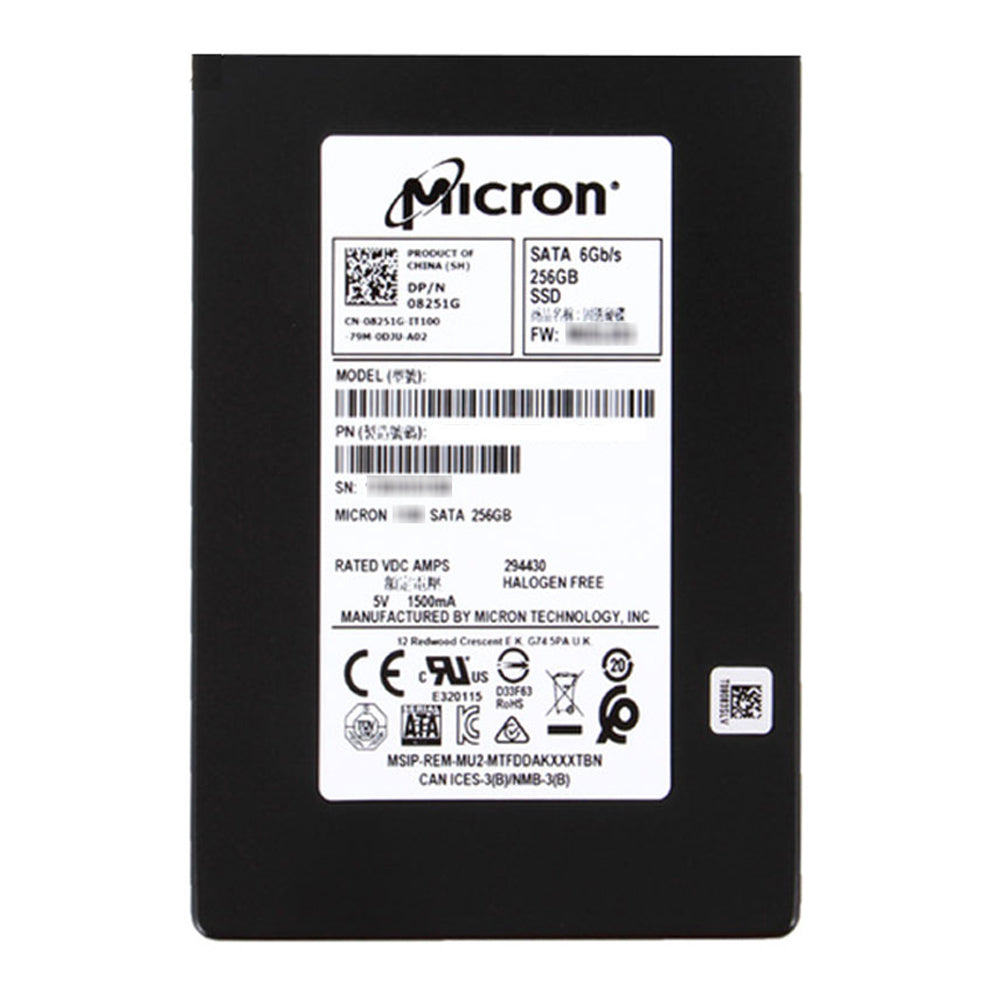 Micron 256GB SATA 2.5 Inch Internal SSD (Original Used)