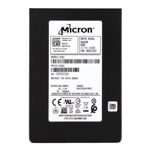 Micron 256GB SATA 2.5 Inch Internal SSD (Original Used)