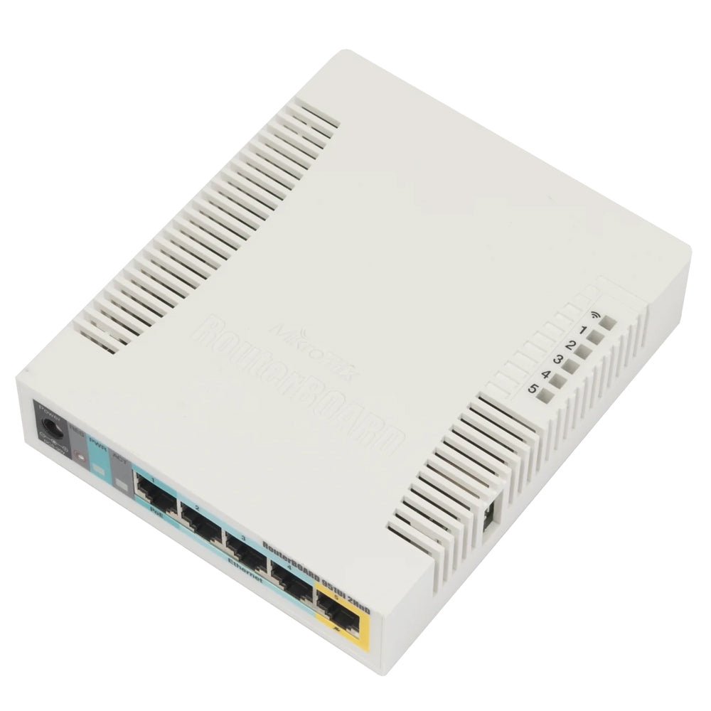 راوتر بورد ميكروتيك 5 منافذ 300 ميجابايت في الثانية RB951UI-2HND