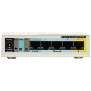 راوتر بورد ميكروتيك 5 منافذ 300 ميجابايت في الثانية RB951UI-2HND