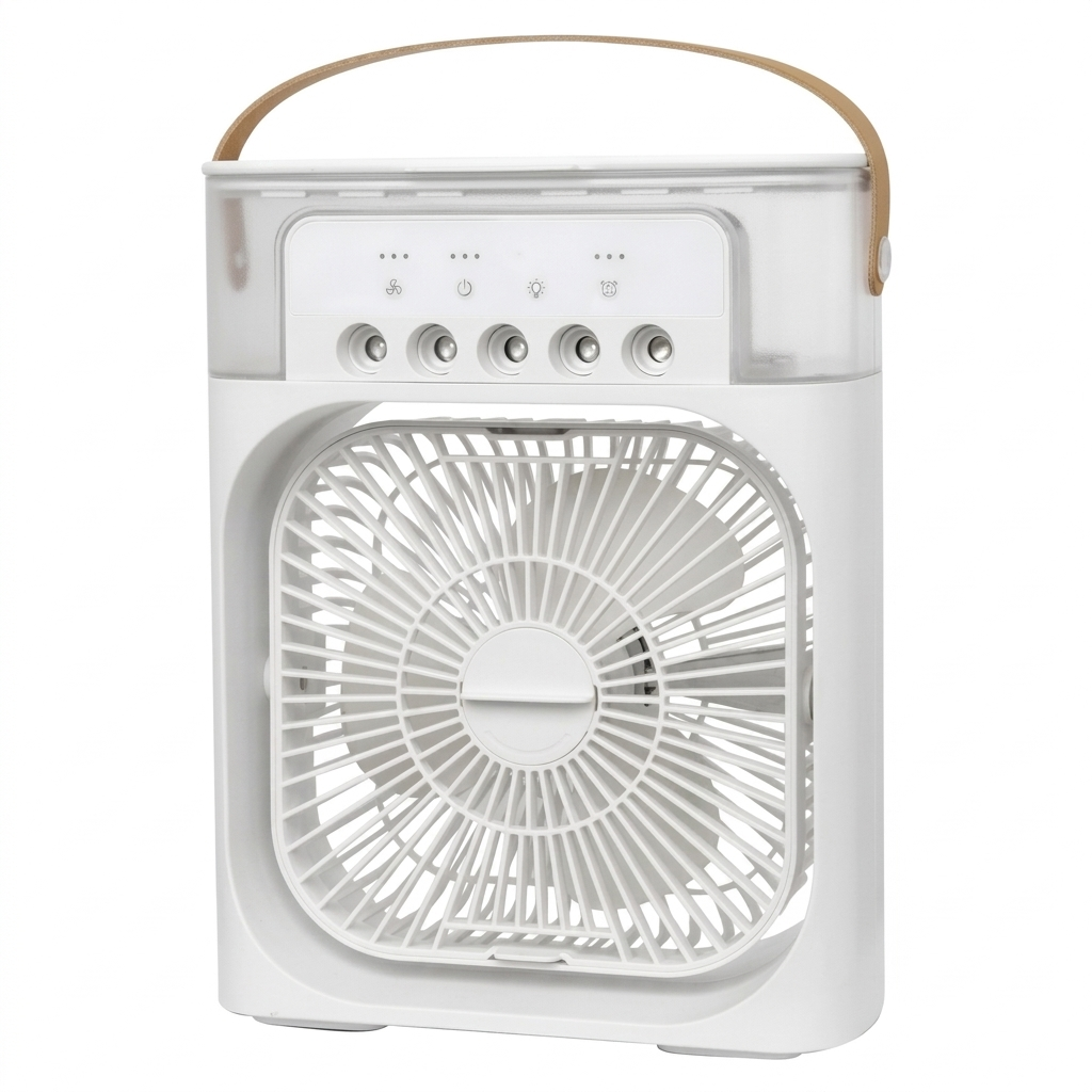 Mini Cooling Fan With Tank - White