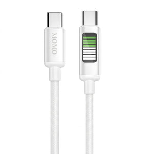 Momo MO-011020 Type-C To Type-C Cable 60W Fast Charging 1.2m - White
