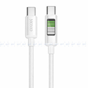 Momo MO-011020 Type-C To Type-C Cable 60W Fast Charging 1.2m - White