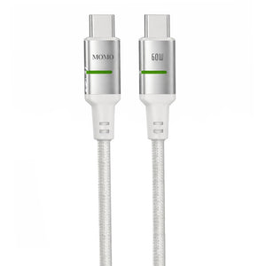 Momo MO-011023 Type-C To Type-C Cable 60W Fast Charging 1.2m - White