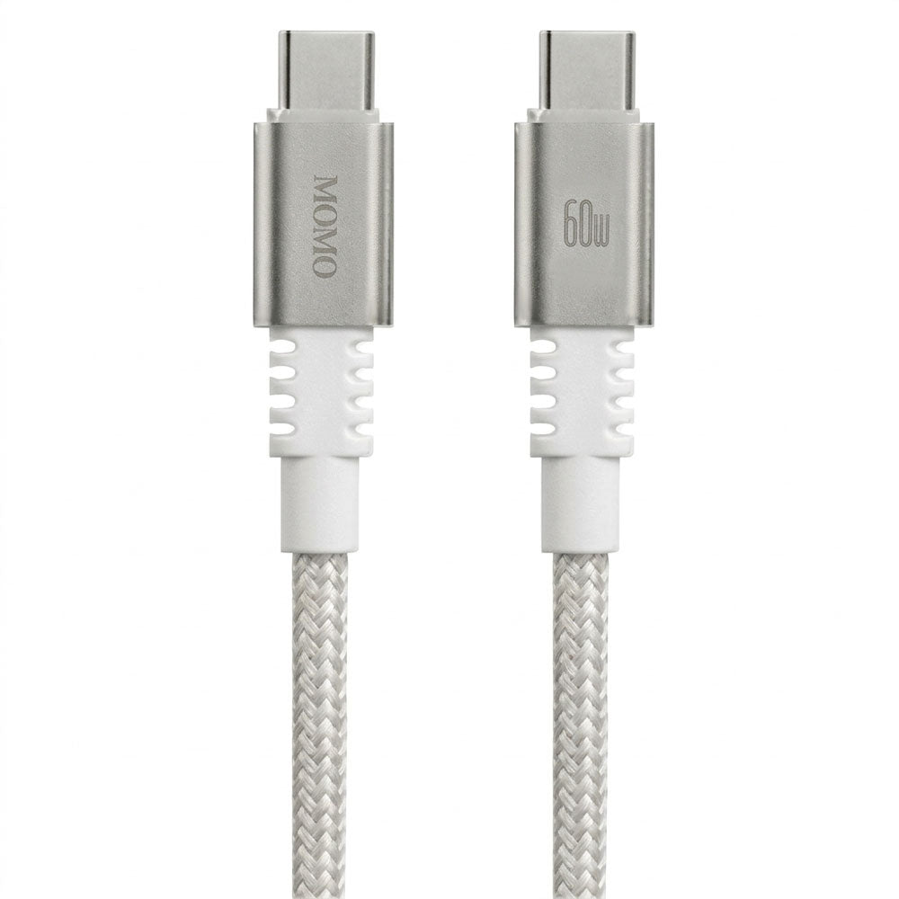 Momo MO-011035 Type-C To Type-C Cable 60W Fast Charging 1.2m - White