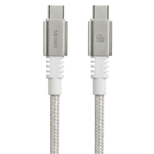 Momo MO-011035 Type-C To Type-C Cable 60W Fast Charging 1.2m - White