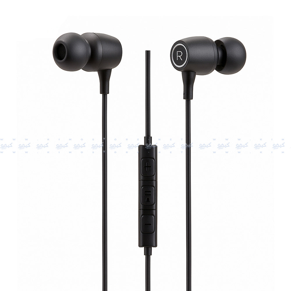 سماعة أذن سلكية مومو بمنفذ تايب سي MO-022204 - اسود