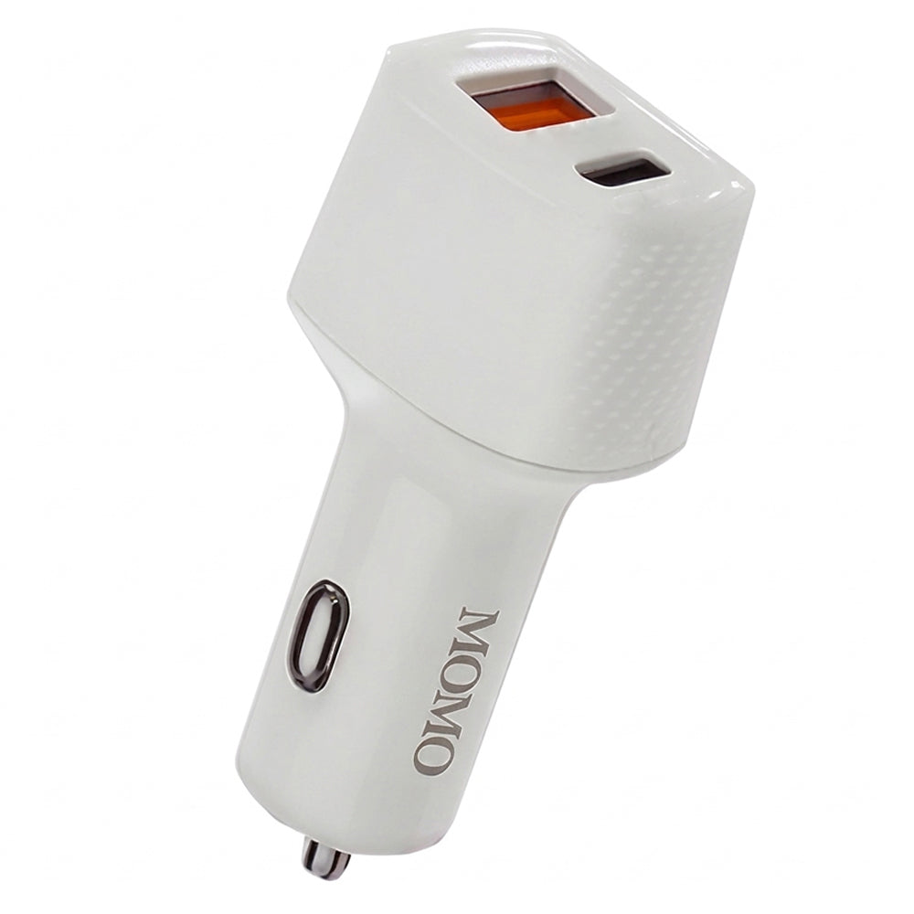 Momo Mini Turbo Fast MO-055503 Car Charger USB + Type-C 60W 