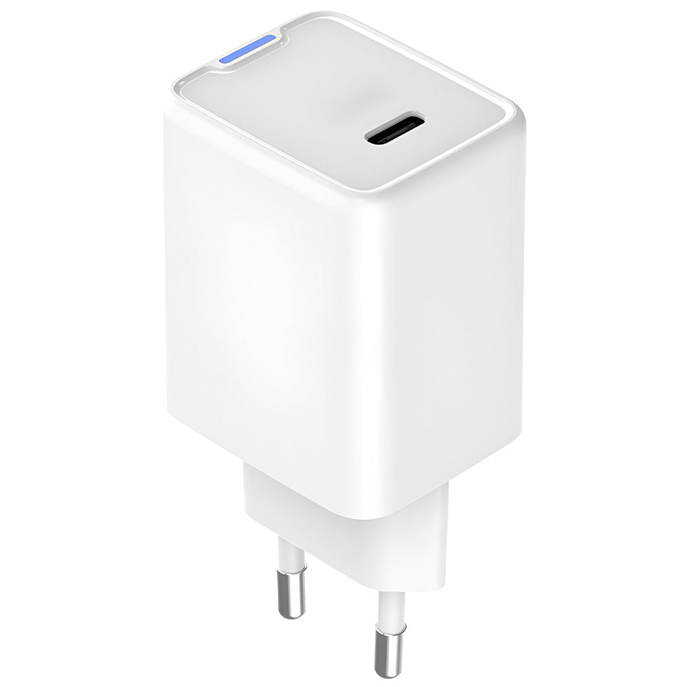 شاحن حائط سريع مومو بمنفذ تايب سي بقوة 45 وات شحن سريع Mini Turbo MO-066606 - أبيض