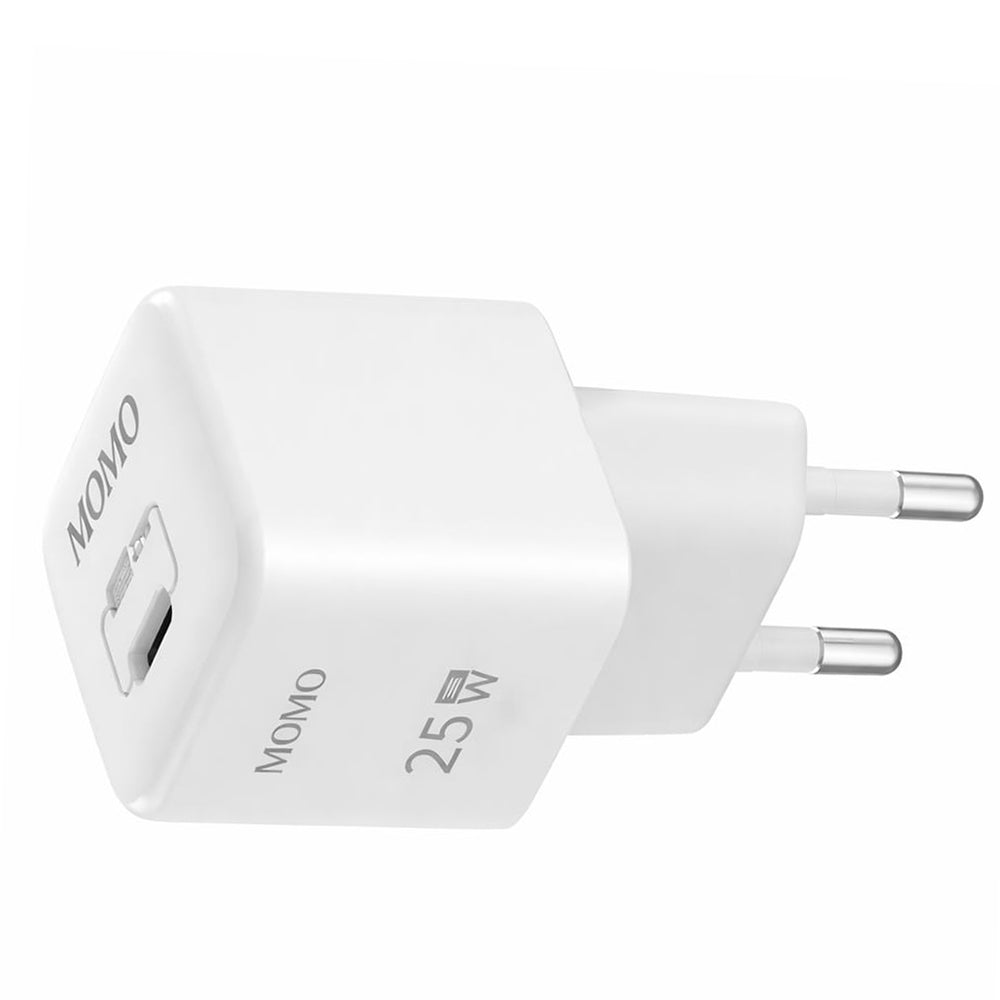 Momo Mini Turbo Fast MO-066608 Wall Charger Type-C 25W Fast Charging - White