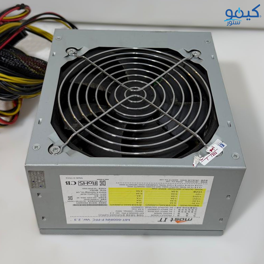 باور سبلاي كمبيوتر موست اي تي MIT-600INN P-PFC 600W (إستعمال خارج)