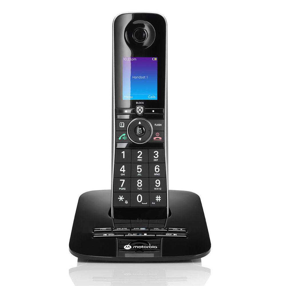 Motorola D8711 Digital Cordless Telephone - Black