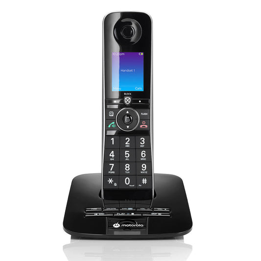 Motorola D8711 Digital Cordless Telephone - Black