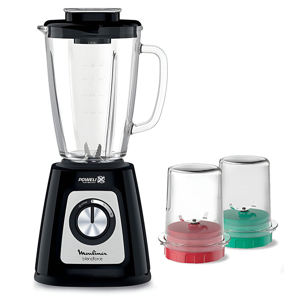 Moulinex Blender Blendforce Glass LM4358EG98 1.75L 800W - Black