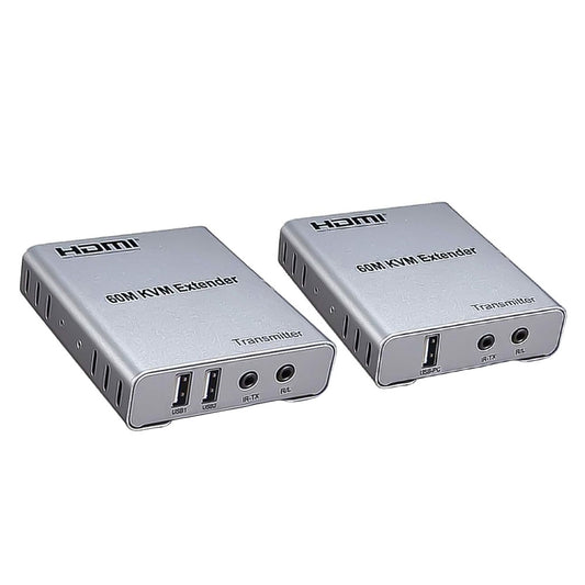 موصل HDMI موو بطول 60 متر لكابل Lan KVM CAT5E/6