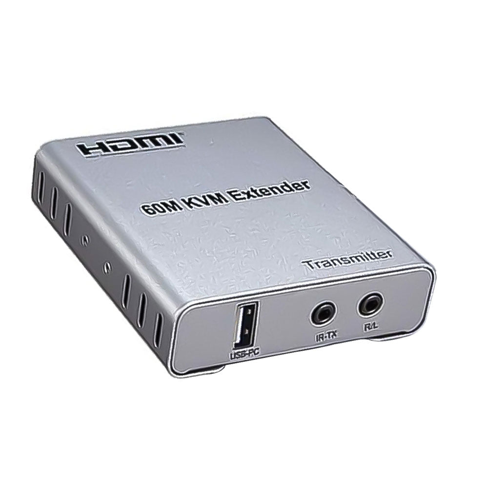 موصل HDMI موو بطول 60 متر لكابل Lan KVM CAT5E/6