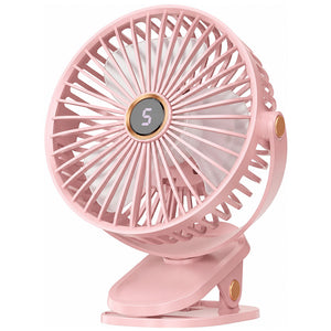 Multifunctional Rechargeable Mini Clip on Fan