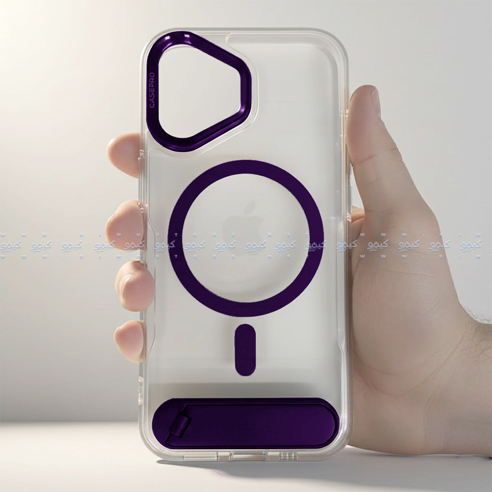 My Choice Clear Phone Magnetic Cover With Stand iPhone 17