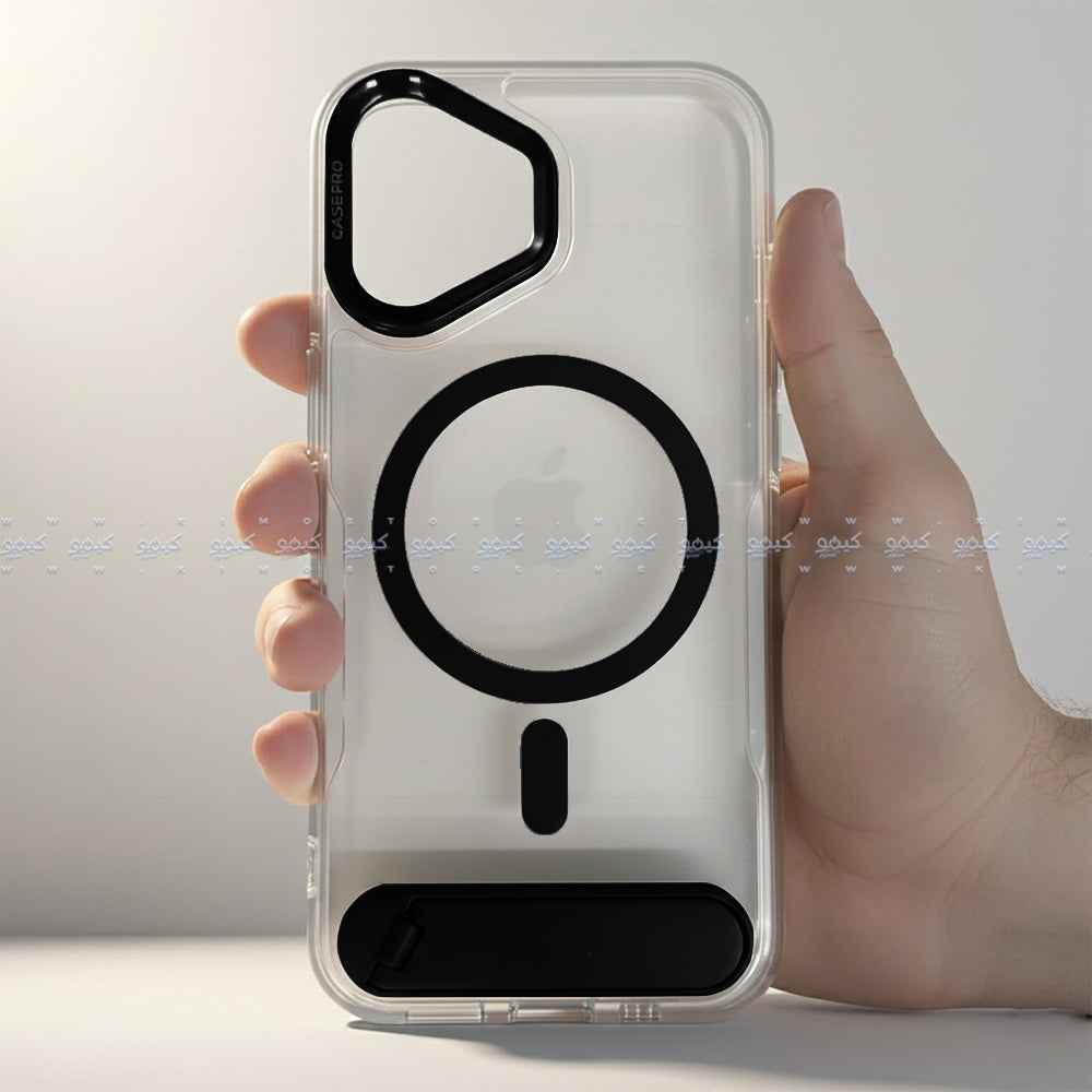 My Choice Clear Phone Magnetic Cover With Stand iPhone 17