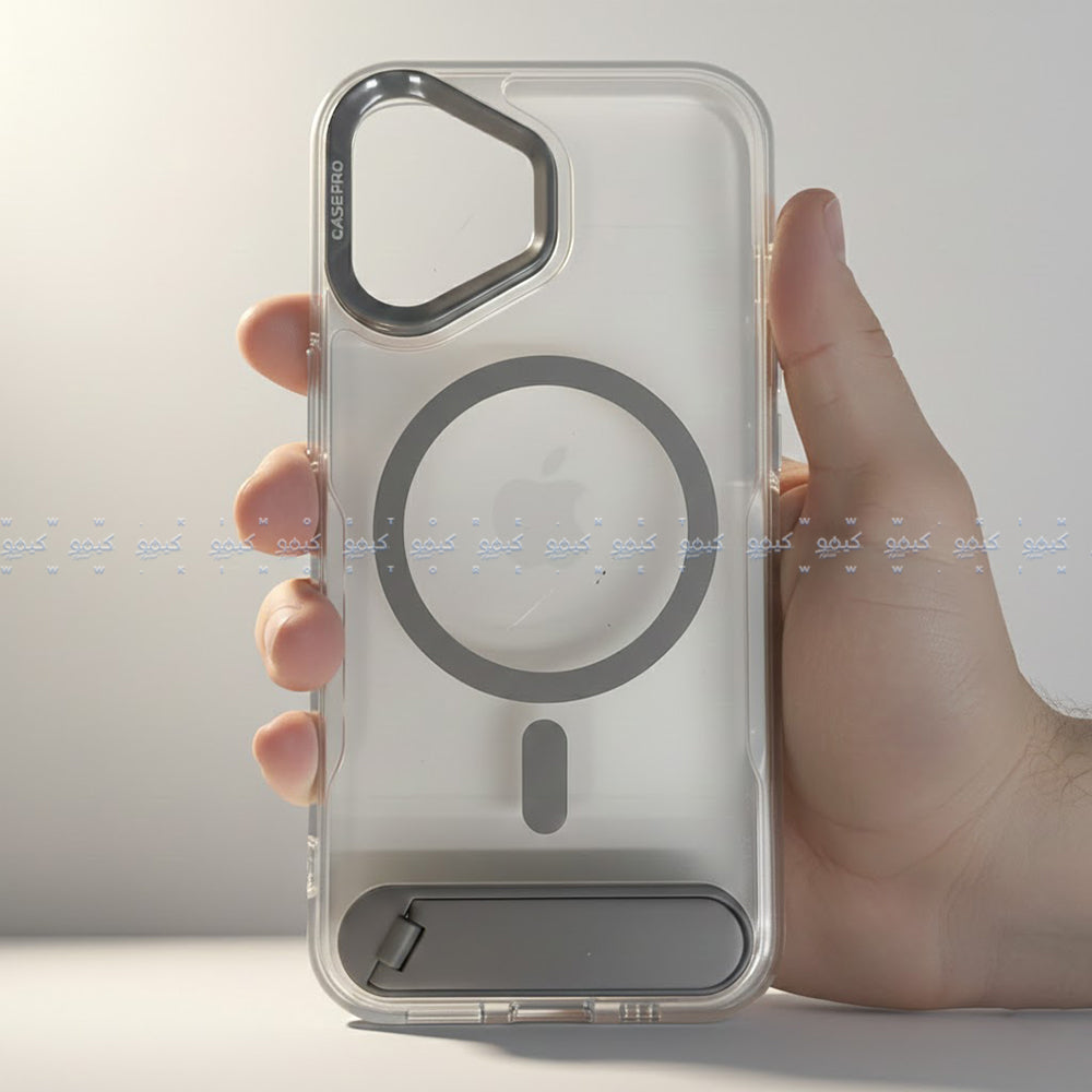 My Choice Clear Phone Magnetic Cover With Stand iPhone 17