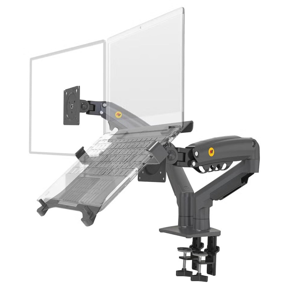 NB F160-FP 17-30 Inch Dual Arm Full Motion TV Stand