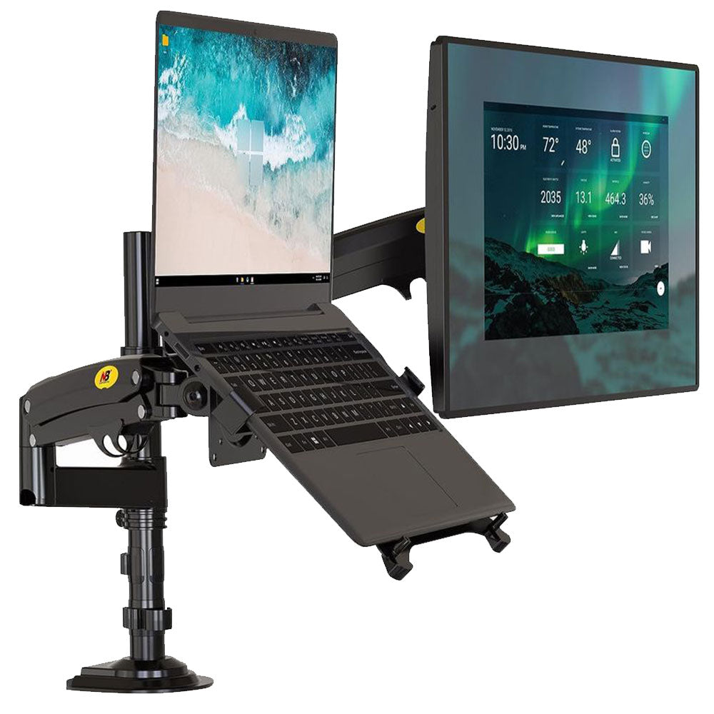 NB H180-FP 22-32 Inch Full Motion Monitor & Laptop Stand