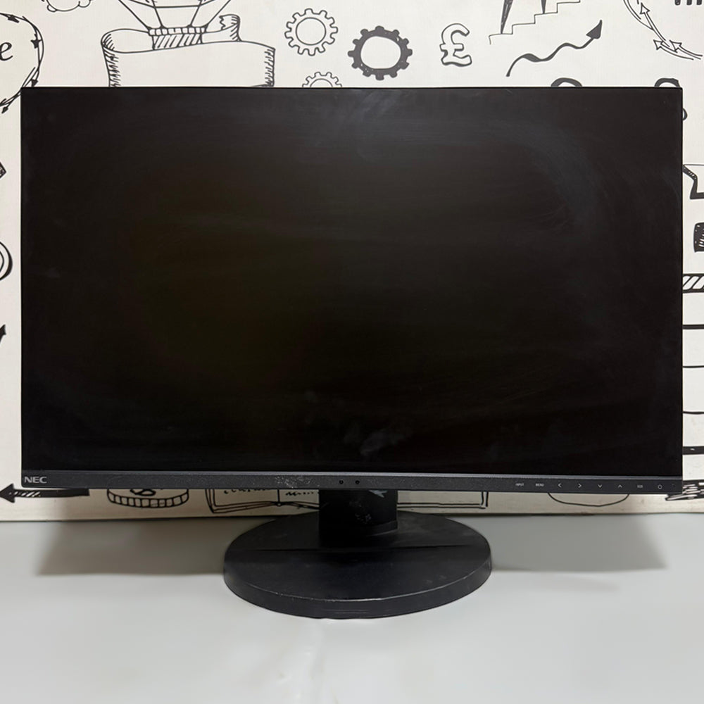 شاشة ان اي سي E271F مسطحة 27 بوصة IPS LED FHD HDMI بدون إطار (استعمال خارج)