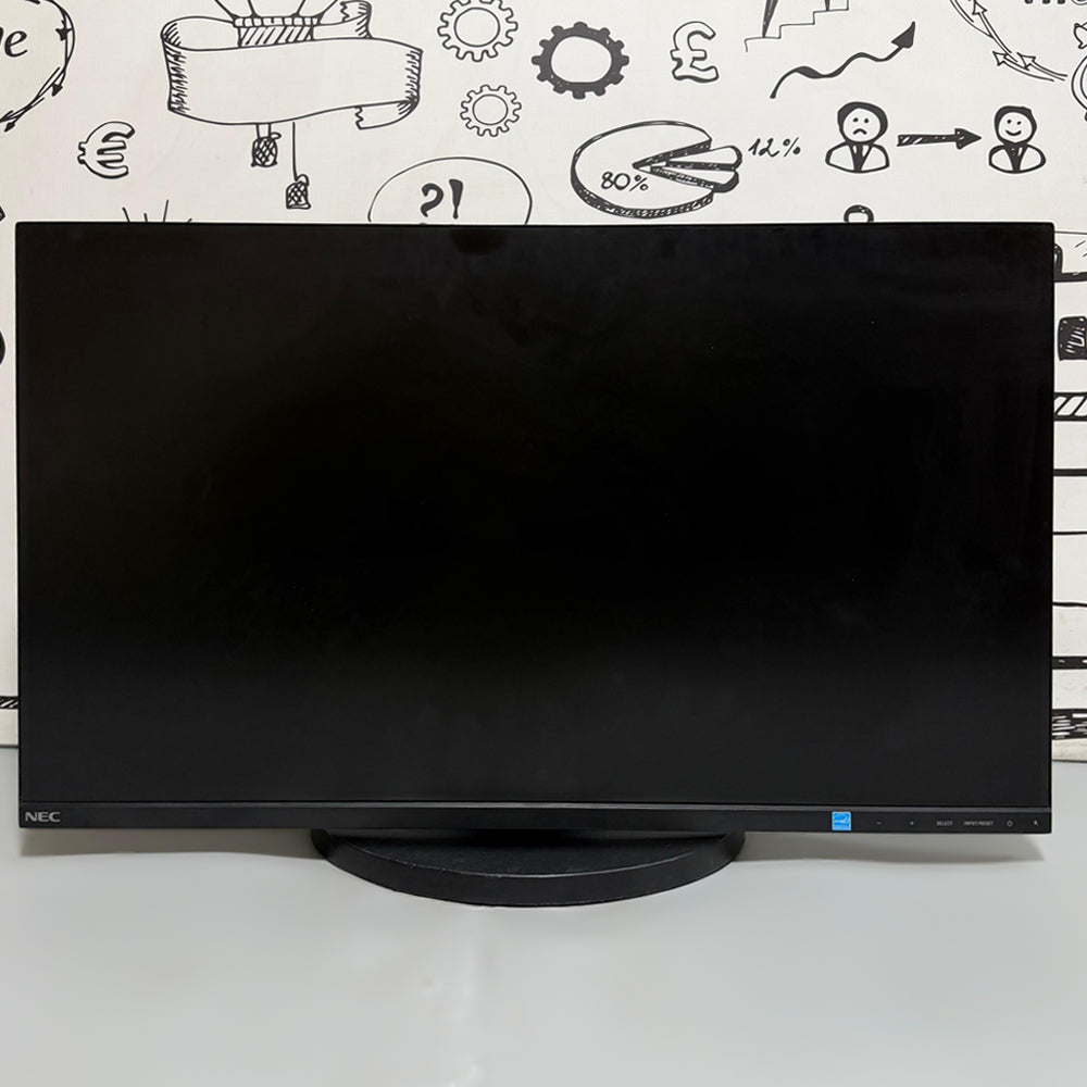 شاشة ان اي سي E271N مسطحة 27 بوصة IPS LED FHD HDMI بدون إطار (استعمال خارج)