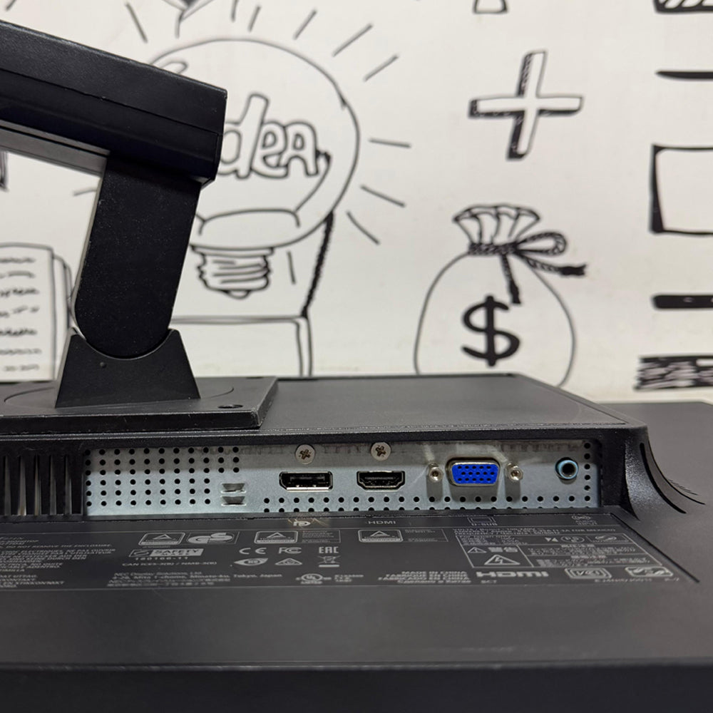 شاشة ان اي سي E271N مسطحة 27 بوصة IPS LED FHD HDMI بدون إطار (استعمال خارج)