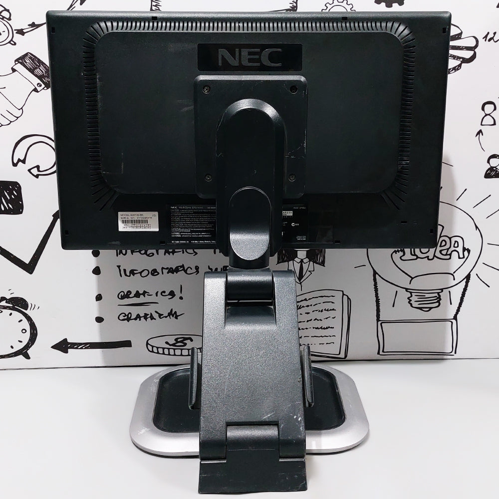 شاشة ان اي سي MultiSync E201W مسطحة 20 بوصة LCD استعمال خارج