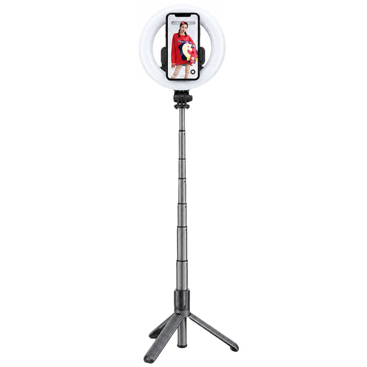 NeePho NP-L14 LED Foldable Tripod Selfie Ring Light 14 Inch With Phone Holder