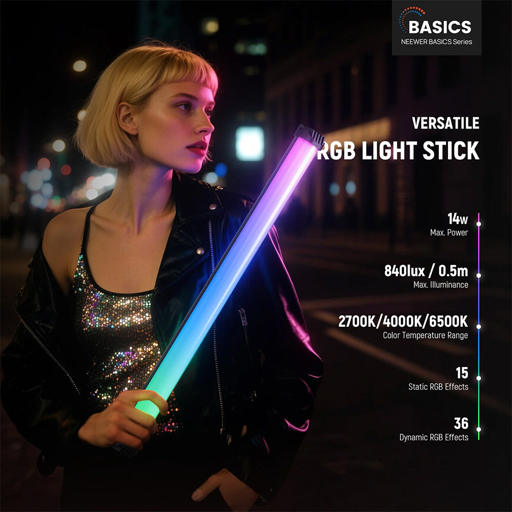 عصا إضاءة LED  نيوير SL50 Basics RGB 