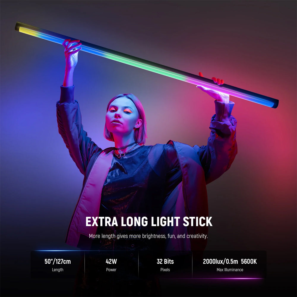 عصا إضاءة LED نيوير TL120C RGB