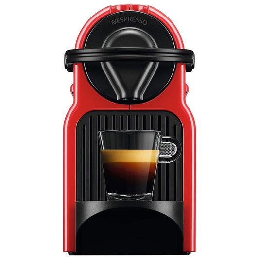 ماكينة قهوة إسبريسو كبسولات نسبرسو 1260 وات Inissia C40 C40-EU-RE-NE - أحمر