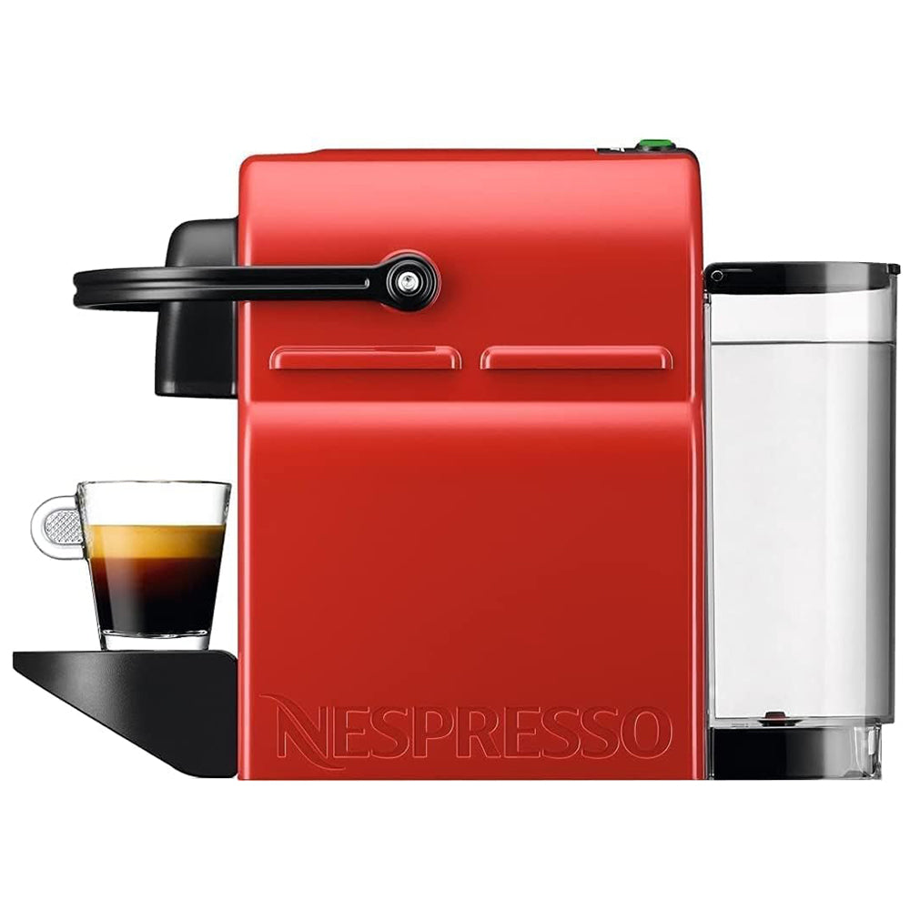 ماكينة قهوة إسبريسو كبسولات نسبرسو 1260 وات Inissia C40 C40-EU-RE-NE - أحمر