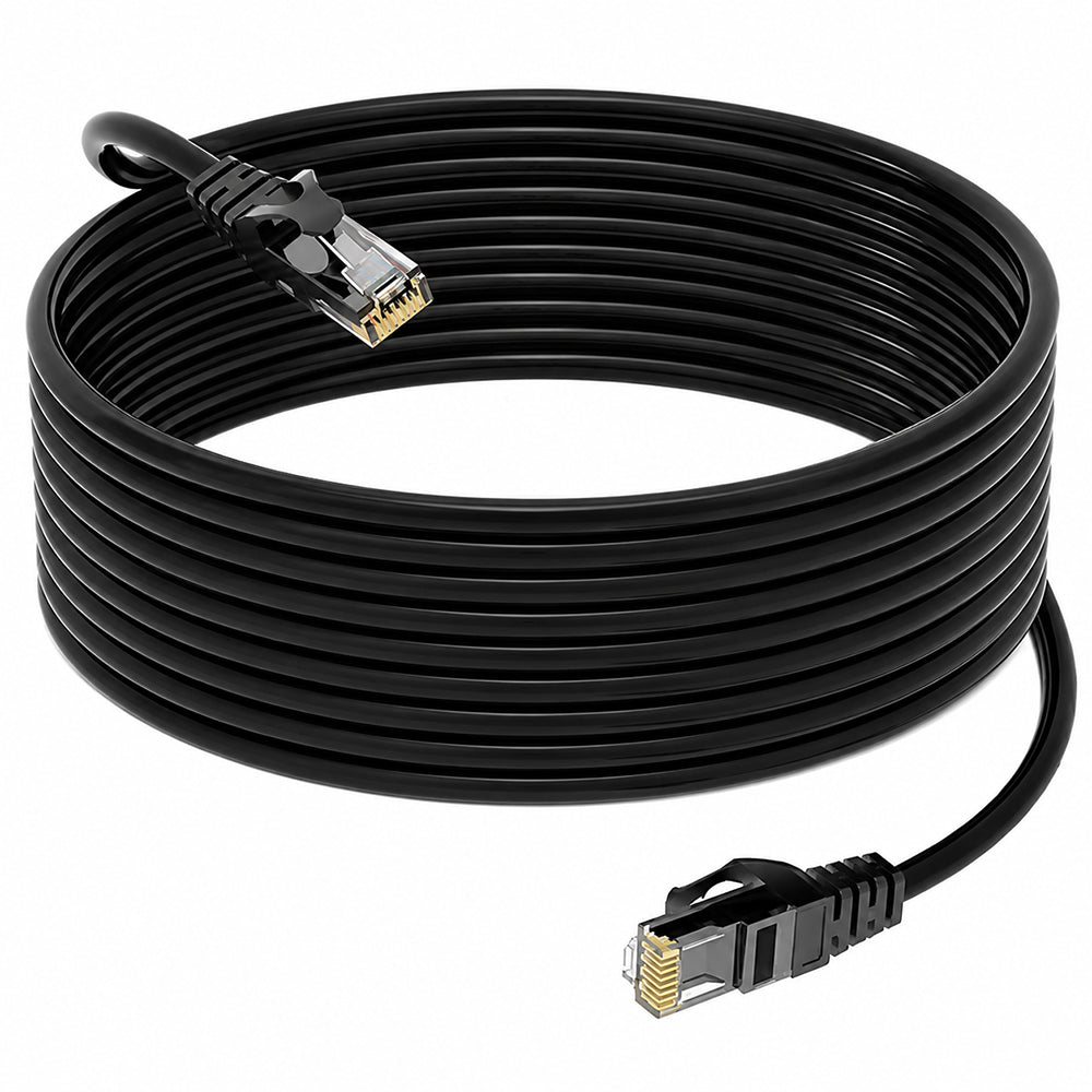 كابل نت وورك 25 متر Cat6 - أسود