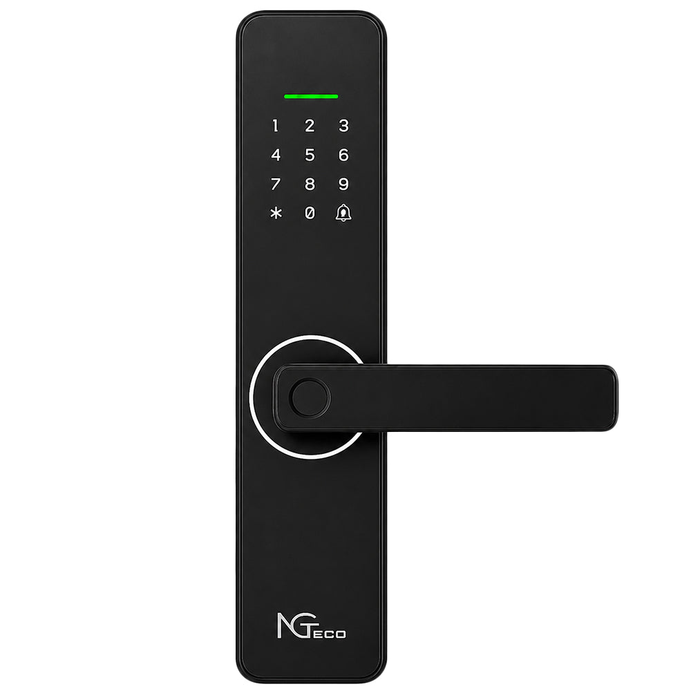 Ngteco SL01-T330N Fingerprint Smart Door Lock - Black