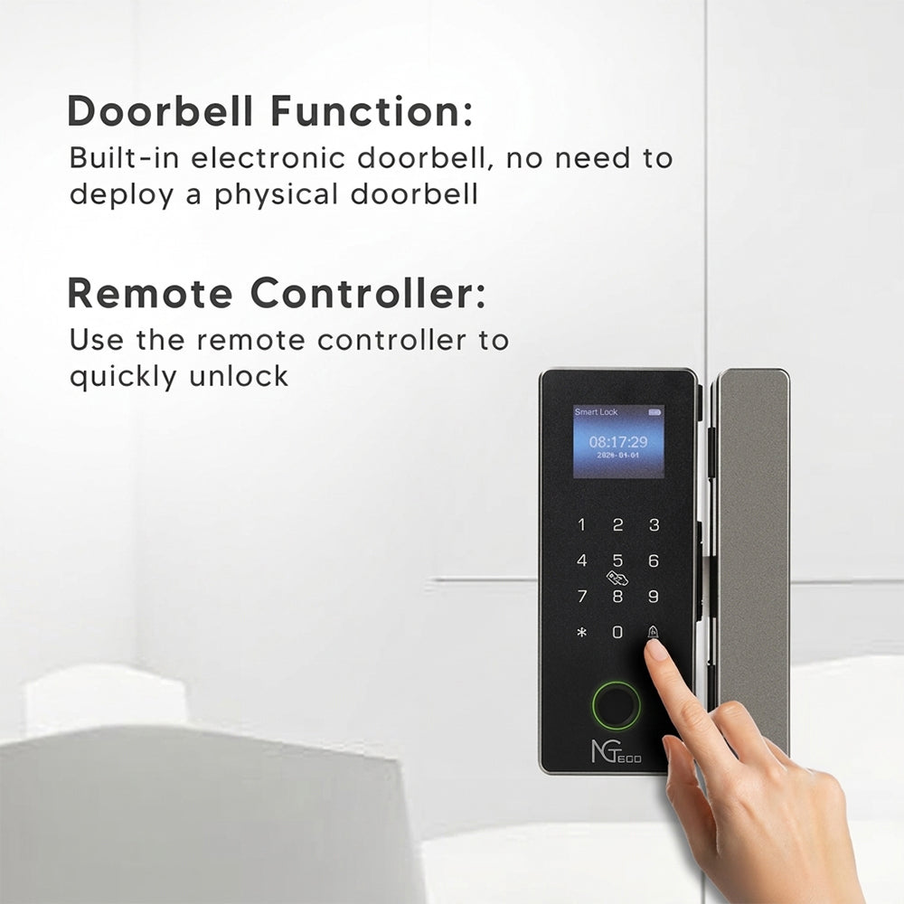Ngteco SL04-GL40N Fingerprint Door 
