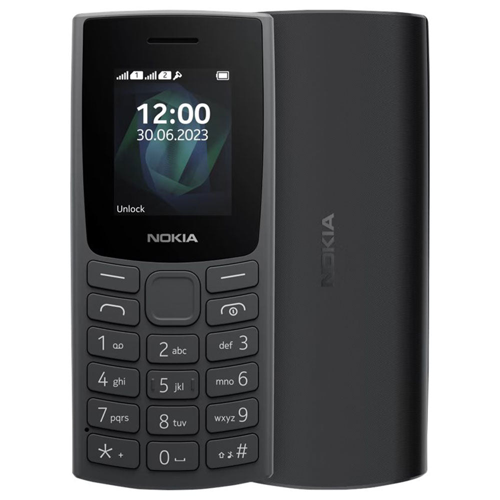 Nokia 105 (2023) Dual SIM (FM  1.8 Inch  2G) - Charcoal