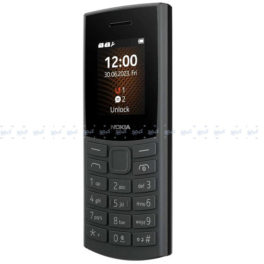 Nokia 106 (2023) Dual SIM (FM / 1.8 Inch / 2G) - Charcoal