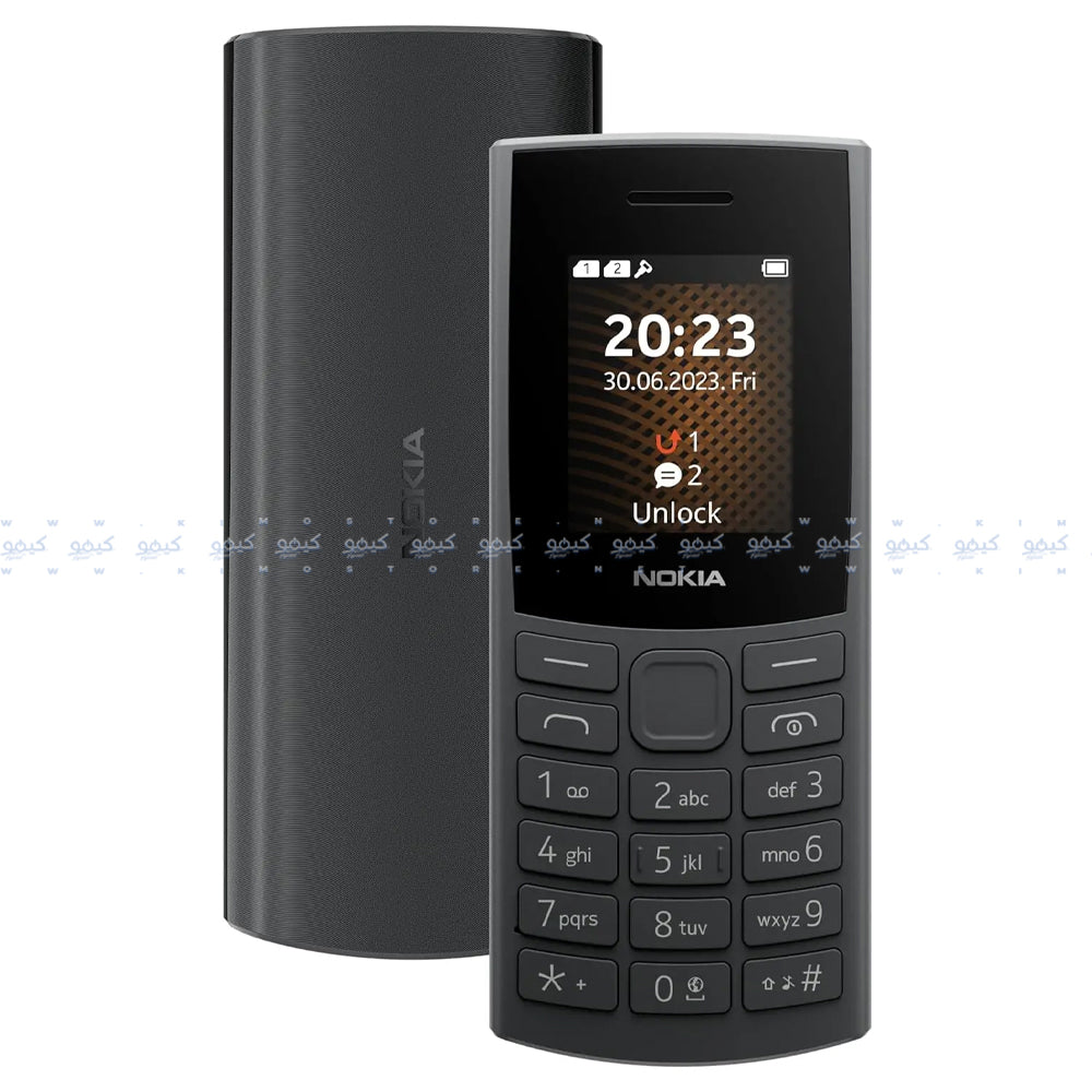 Nokia 106 (2023) Dual SIM (FM / 1.8 Inch / 2G) - Charcoal