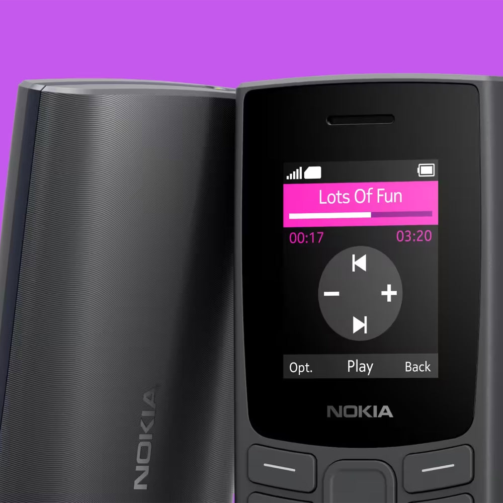 Nokia 106 (2023) Dual SIM (FM / 1.8 Inch / 2G) - Charcoal