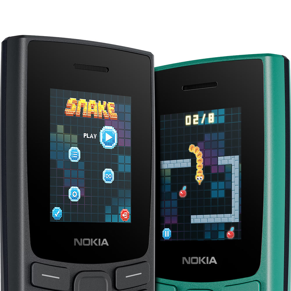 Nokia 106 (2023) Dual SIM (FM / 1.8 Inch / 2G) - Charcoal