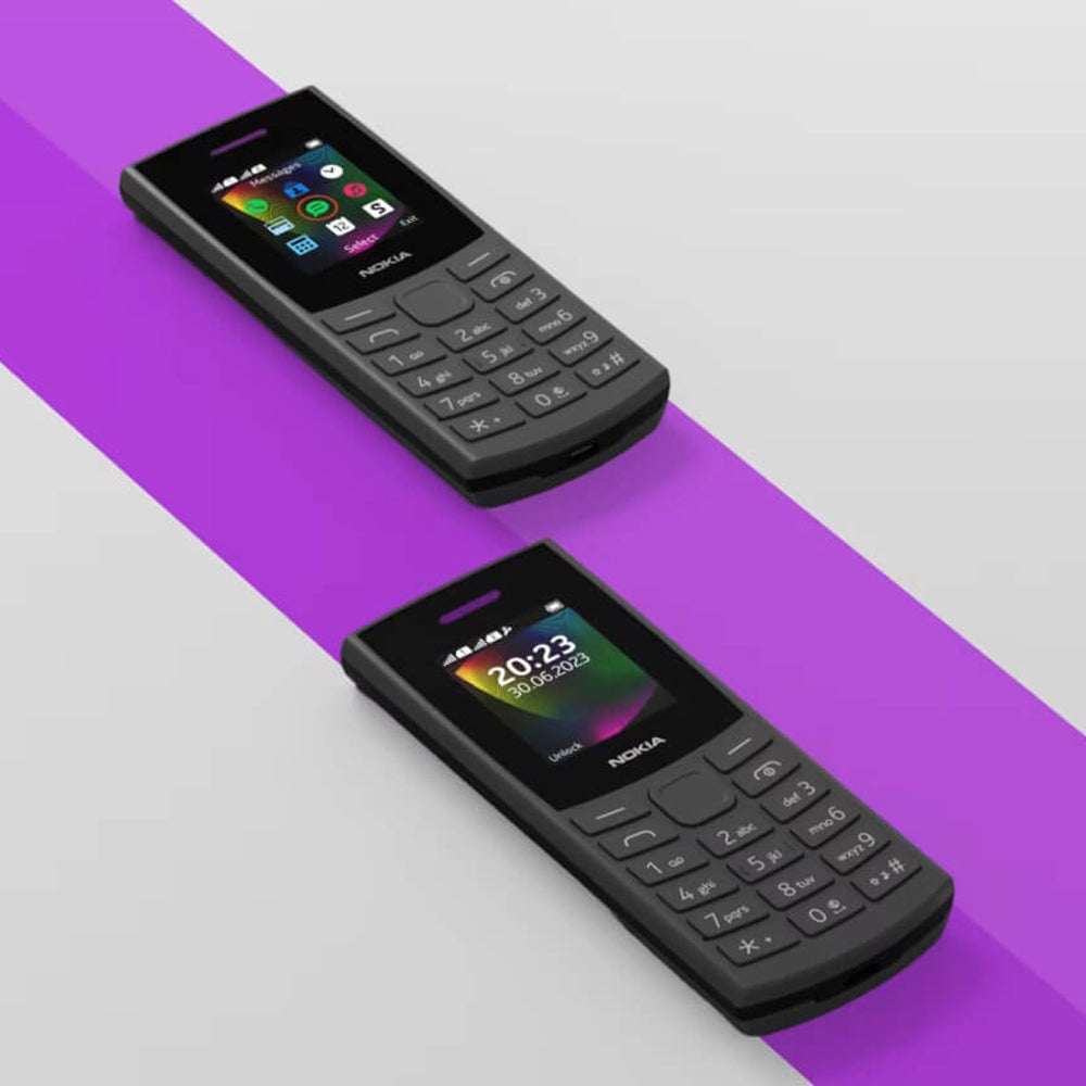 Nokia 106 (2023) Dual SIM (FM / 1.8 Inch / 2G) - Charcoal