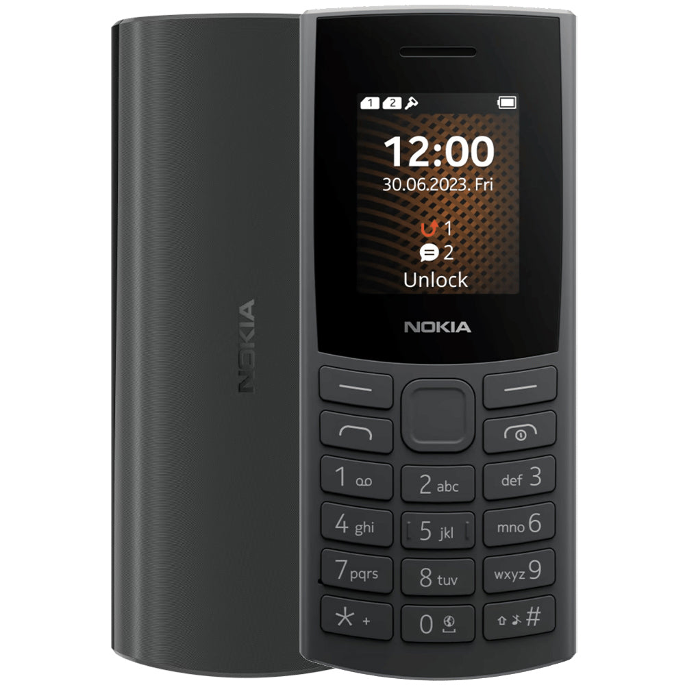 Nokia 106 (2023) Dual SIM (FM / 1.8 Inch / 2G) - Charcoal