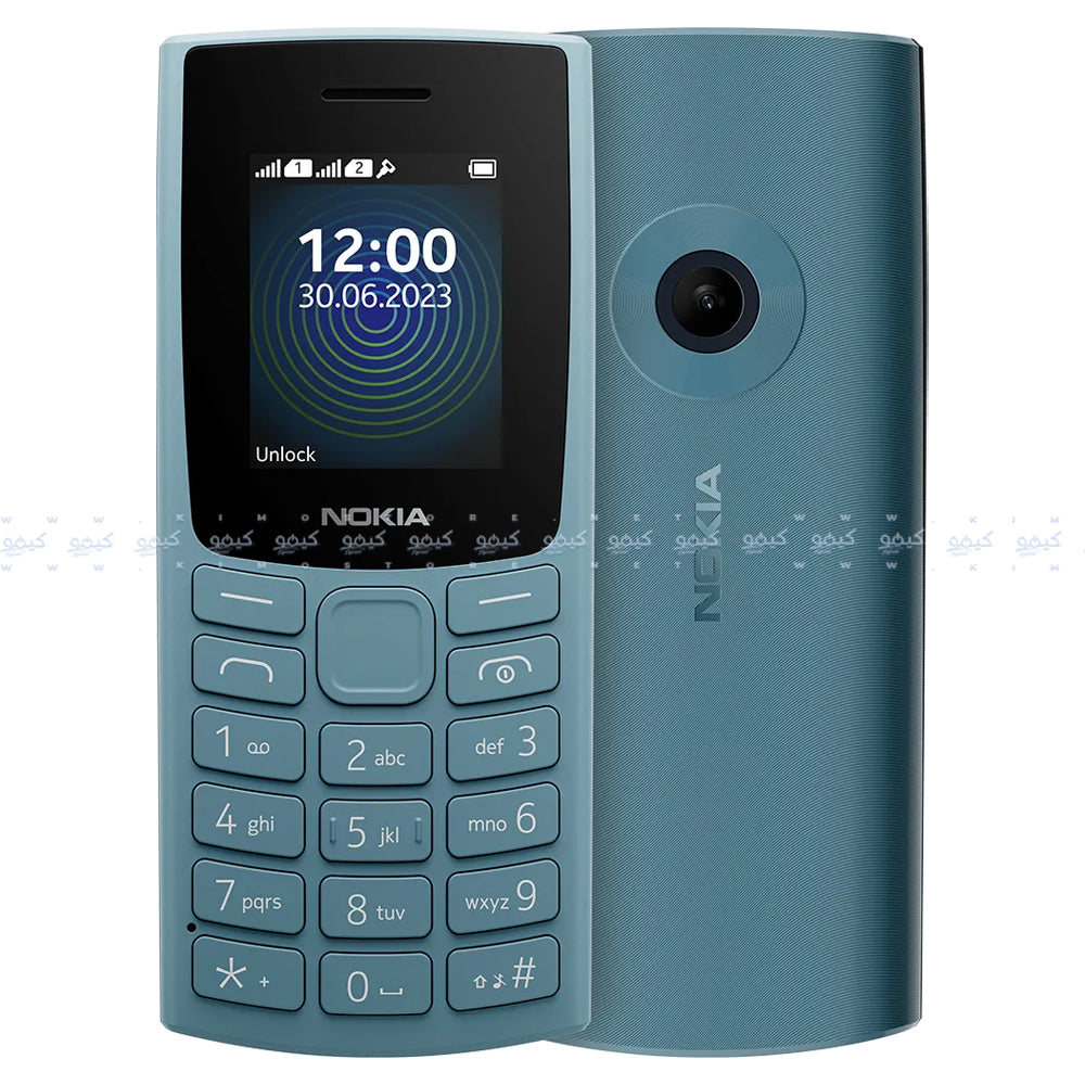 Nokia 110 (2023) Dual SIM (FM / 1.8 Inch / 2G) - Cloudy Blue