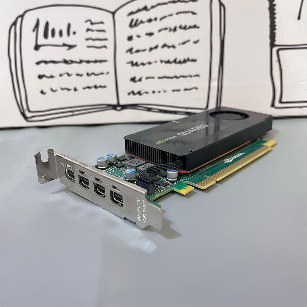كارت شاشة نفيديا 4 جيجابايت GDDR5 Quadro K1200 (استعمال خارج)