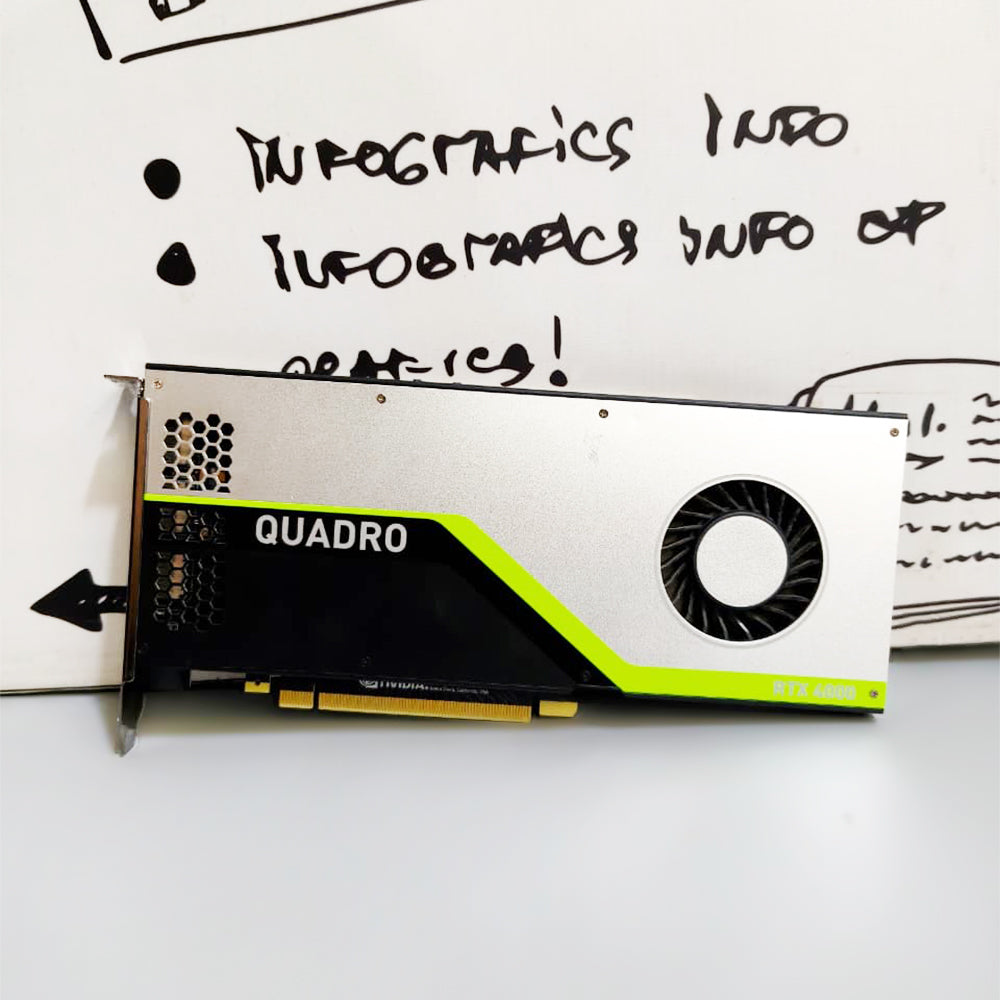 Nvidia Quadro RTX 4000 8GB GDDR6 Graphics Card (Original Used)