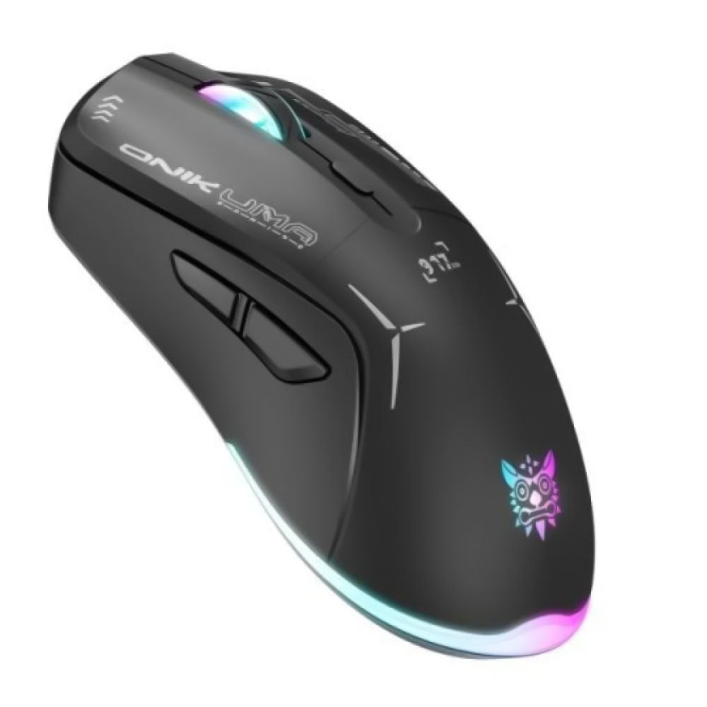 ماوس اونيكوما لاسلكي وسلكي ثنائي الوضع RGB جيمنج 4800 نقطة في البوصة CW917 
