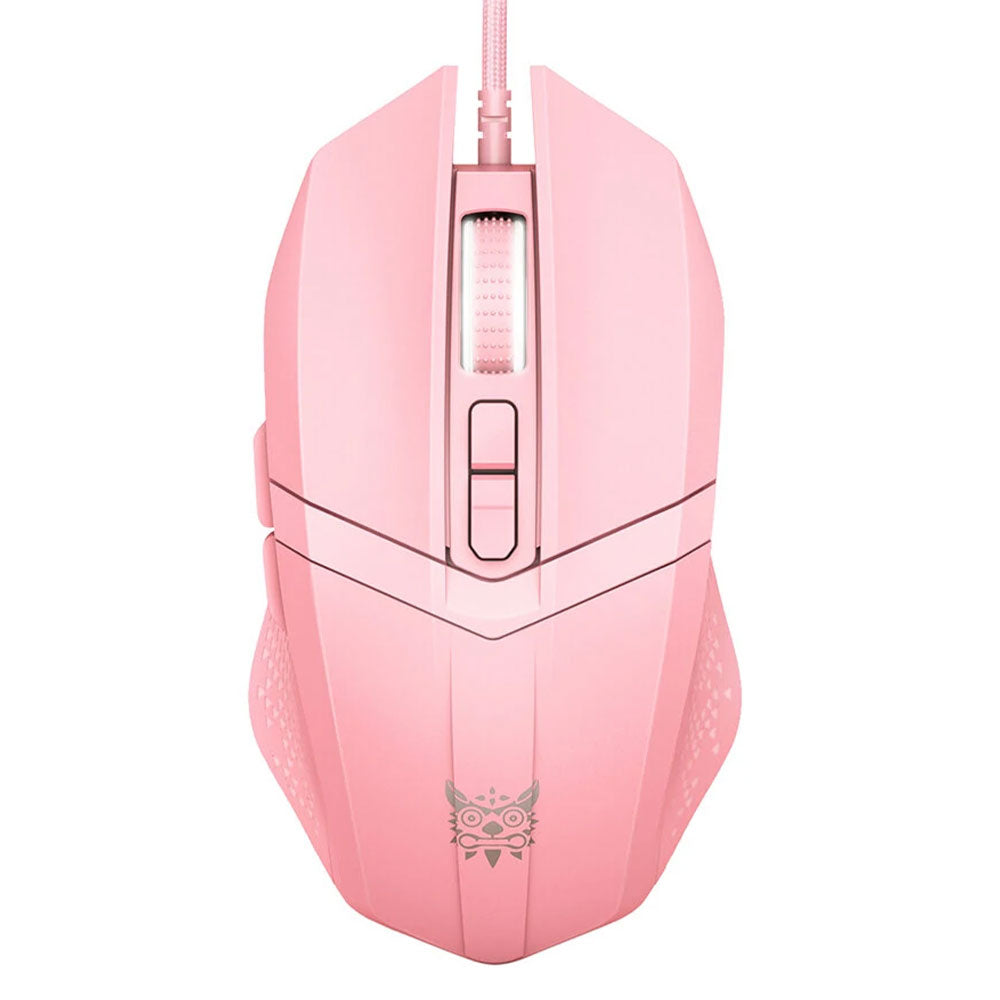 Onikuma CW921 RGB Wired Gaming Mouse 3600Dpi - Pink